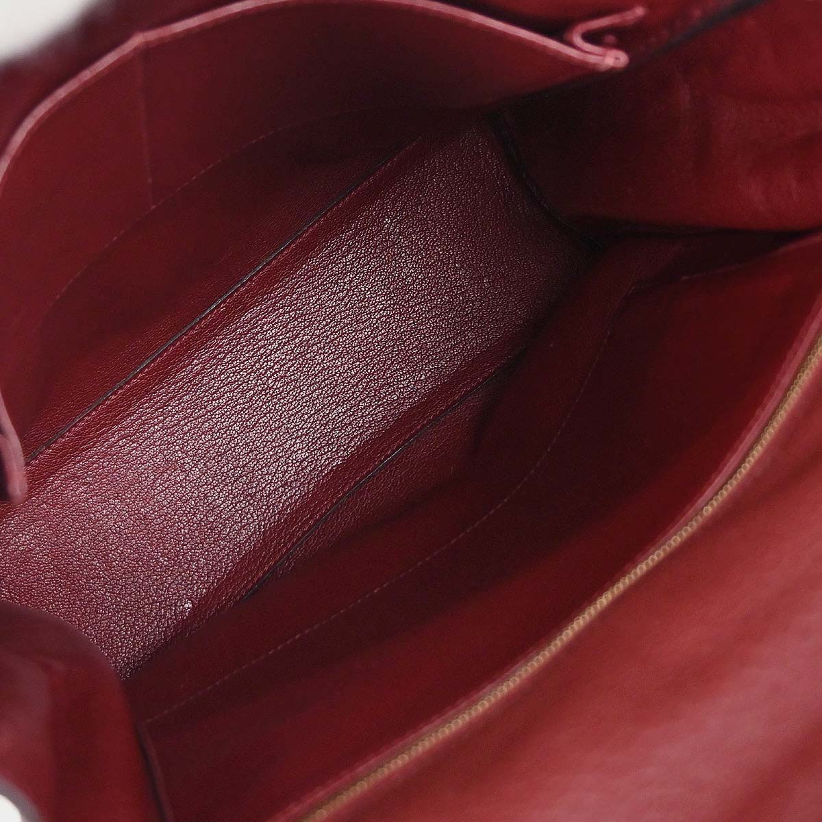 Hermes Rouge H Fjord Kelly A Dos GM Backpack