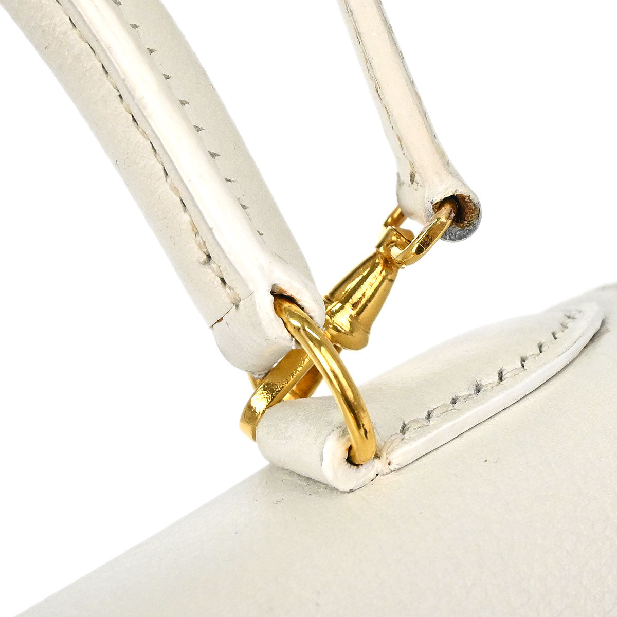 Hermes White Evercolor Kelly 20 Sellier 2way Shoulder Handbag