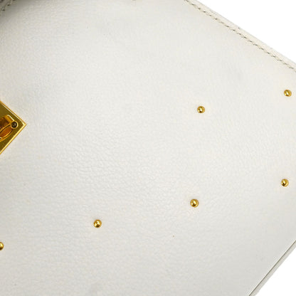 Hermes White Evercolor Kelly 20 Sellier 2way Shoulder Handbag