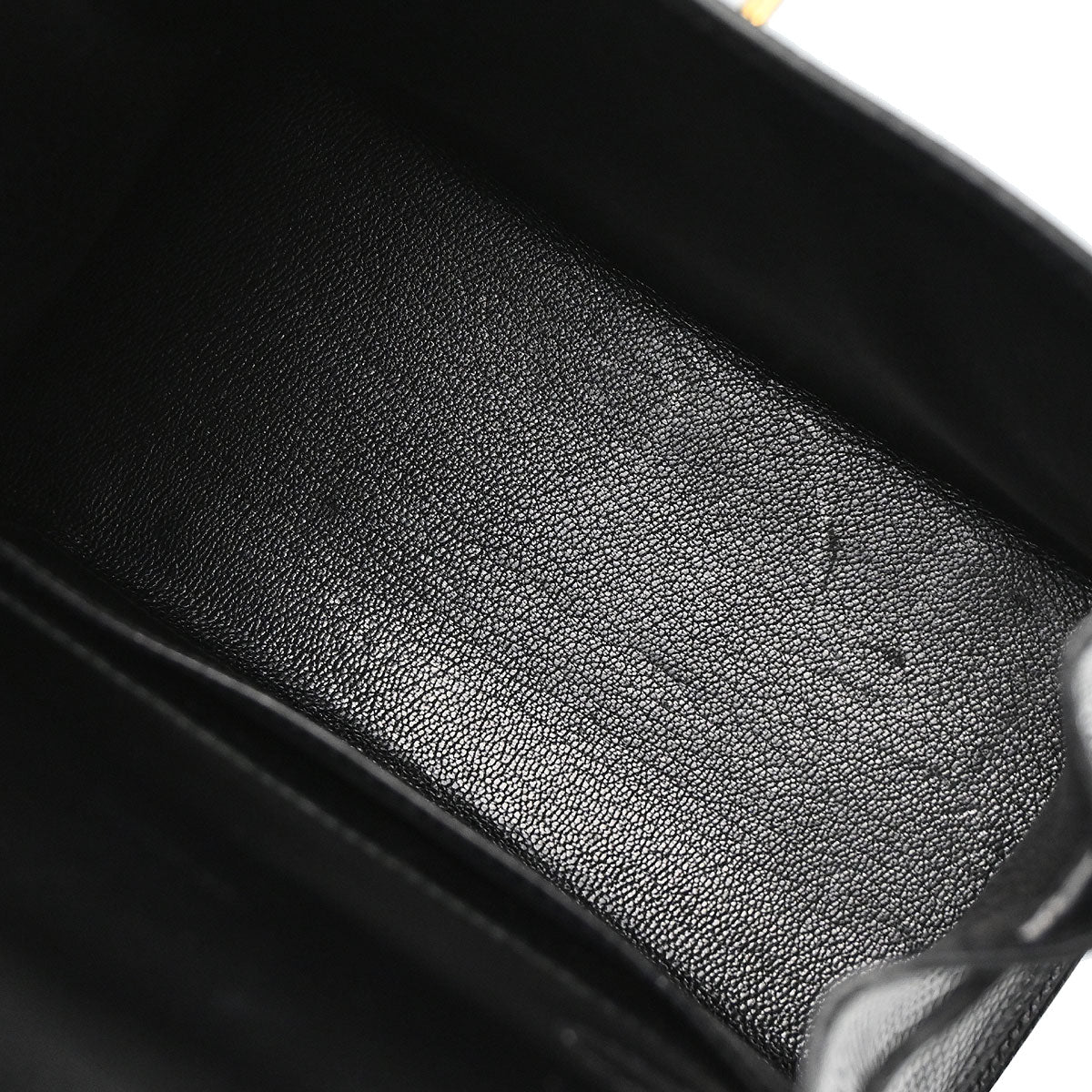 Hermes * Black Lizard Kelly 20 Sellier 2way Shoulder Handbag