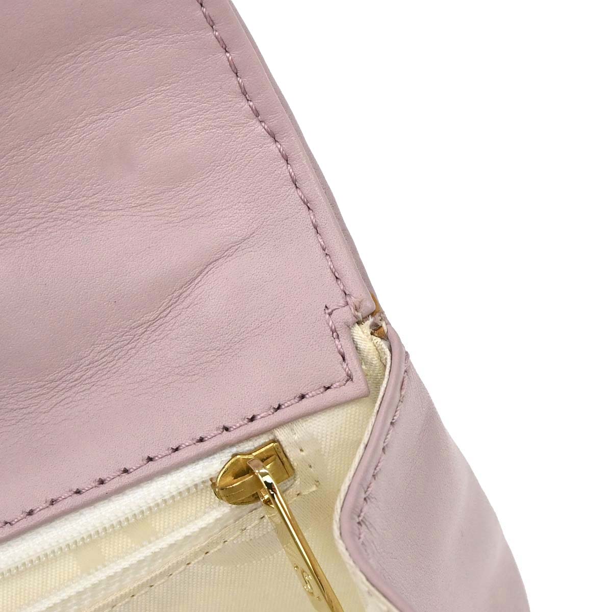 Chanel 2005-2006 Purple Calfskin Wild Stitch Handbag