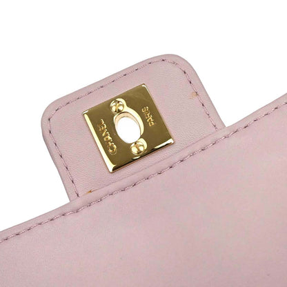 Chanel 2005-2006 Purple Calfskin Wild Stitch Handbag