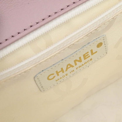 Chanel 2005-2006 Purple Calfskin Wild Stitch Handbag