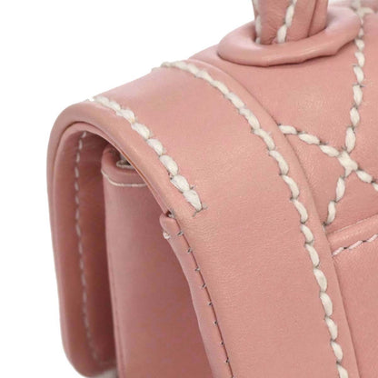 Chanel 2005-2006 Pink Calfskin Wild Stitch Handbag