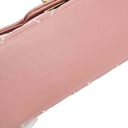 Chanel 2005-2006 Pink Calfskin Wild Stitch Handbag