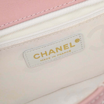 Chanel 2005-2006 Pink Calfskin Wild Stitch Handbag