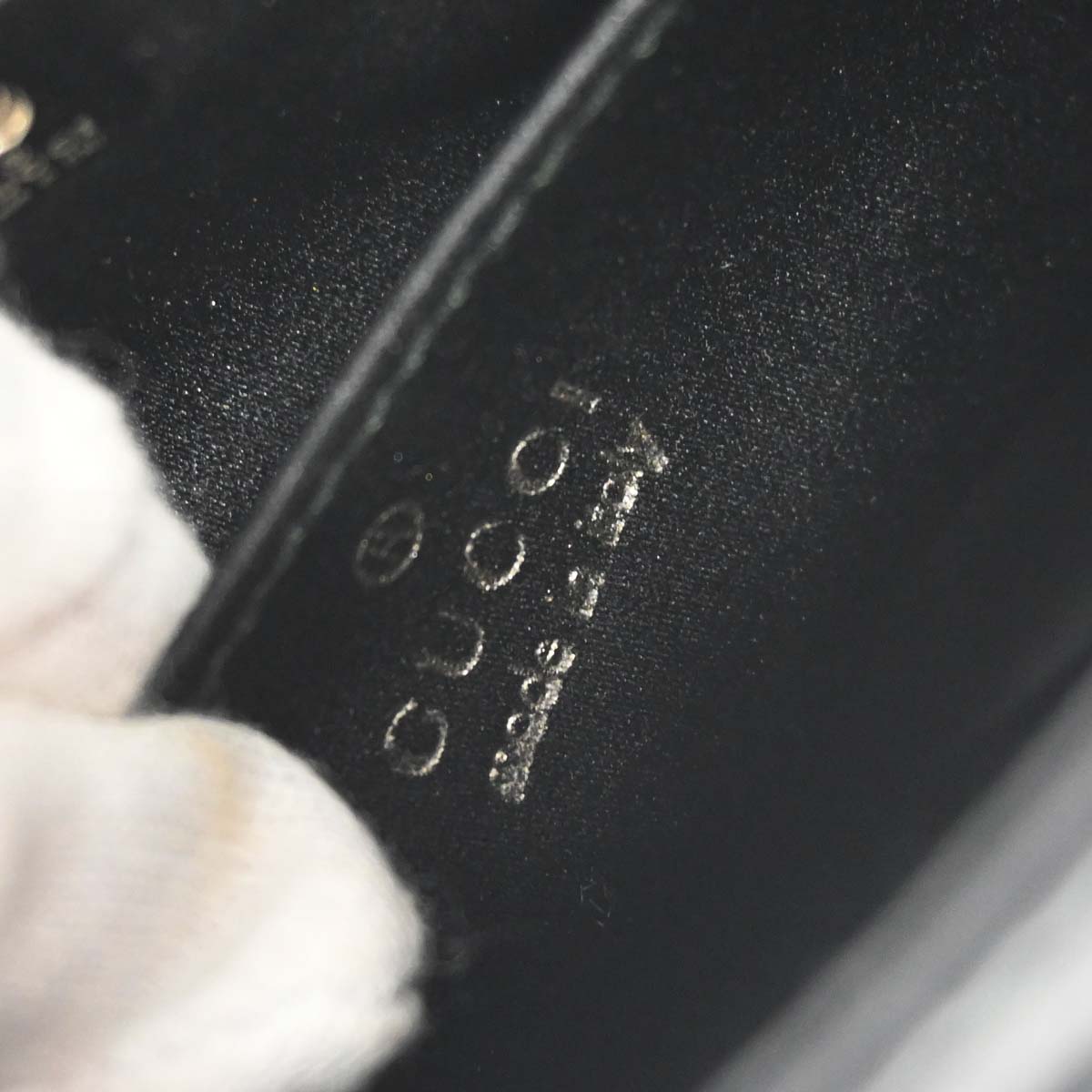 Gucci Black Satin Bamboo Handbag