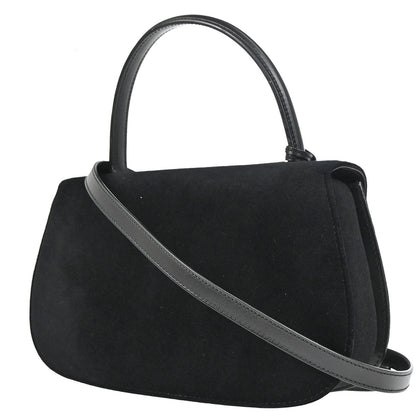 Gucci Black Felt 2way Shoulder Handbag
