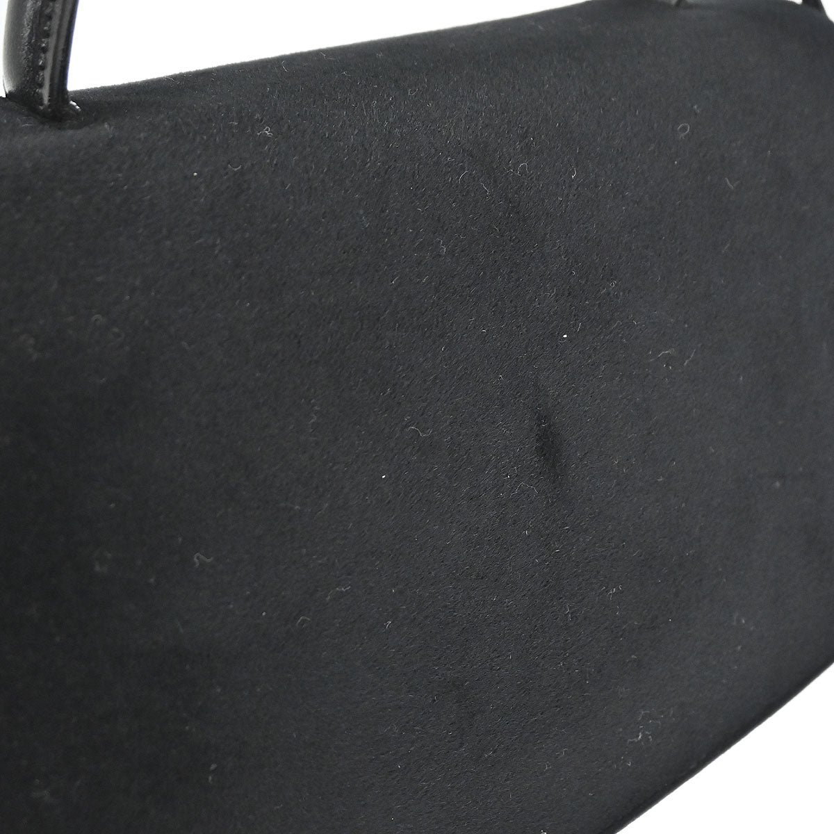 Gucci Black Felt 2way Shoulder Handbag