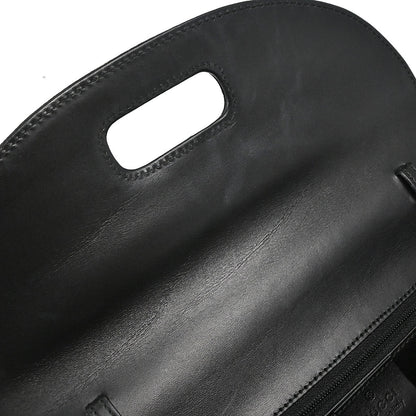 Gucci Black Felt 2way Shoulder Handbag