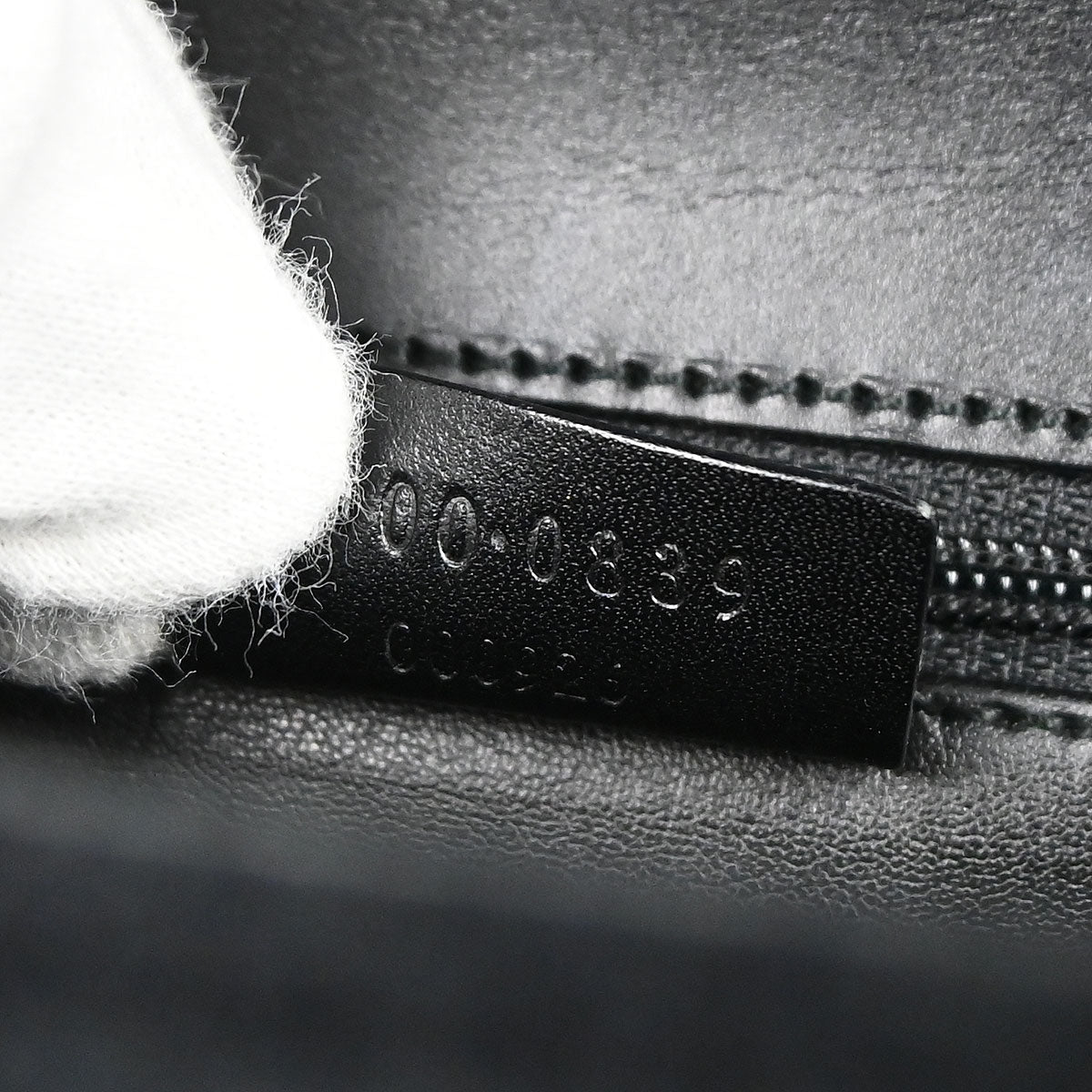 Gucci Black Felt 2way Shoulder Handbag