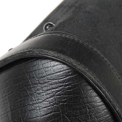 Gucci Black Bamboo GG Handbag