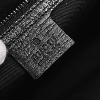 Gucci Black Bamboo GG Handbag