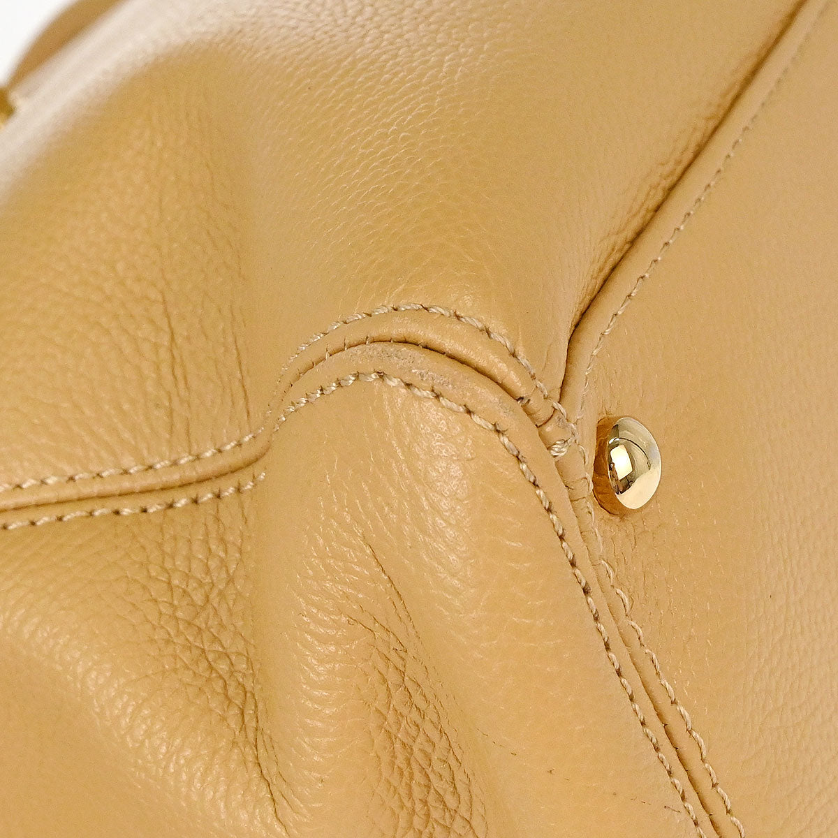 Chanel 2005-2006 Beige Calfskin Executive Cerf 2way Shoulder Tote Bag