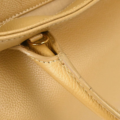 Chanel 2005-2006 Beige Calfskin Executive Cerf 2way Shoulder Tote Bag