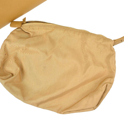 Chanel 2005-2006 Beige Calfskin Executive Cerf 2way Shoulder Tote Bag