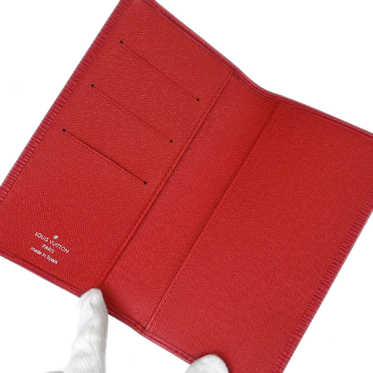 Louis Vuitton Red Epi Agenda Posh Notebook Cover R20527
