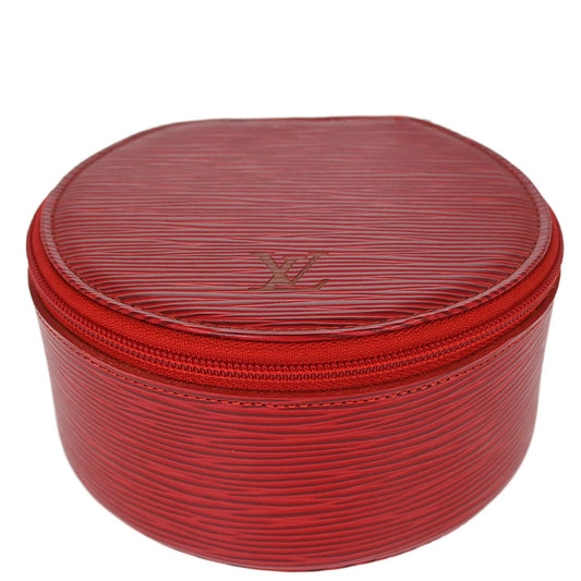 Louis Vuitton Red Epi Ecrin Bijou 12 Jewelry Case Pouch M48207