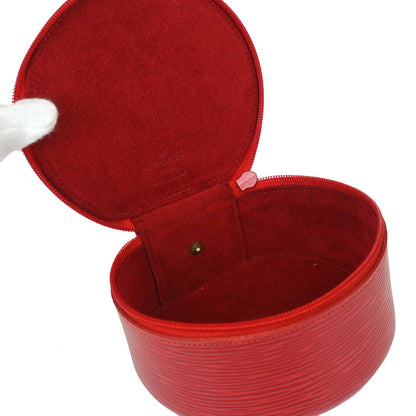 Louis Vuitton Red Epi Ecrin Bijou 12 Jewelry Case Pouch M48207