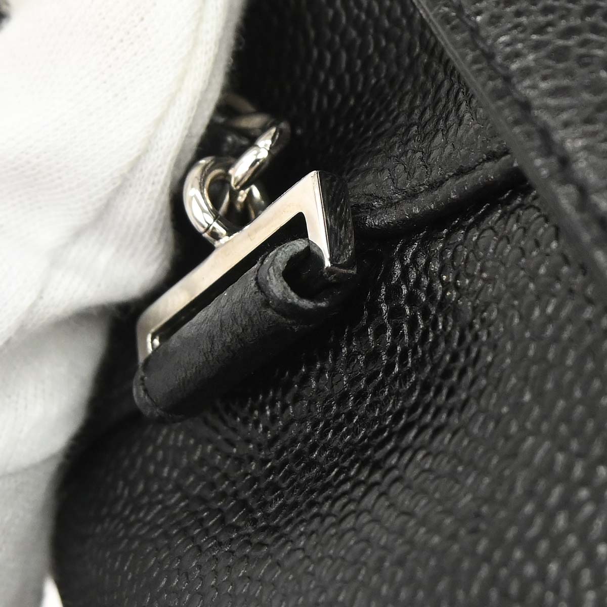 Chanel 1994-1996 Black Caviar Skin Backpack