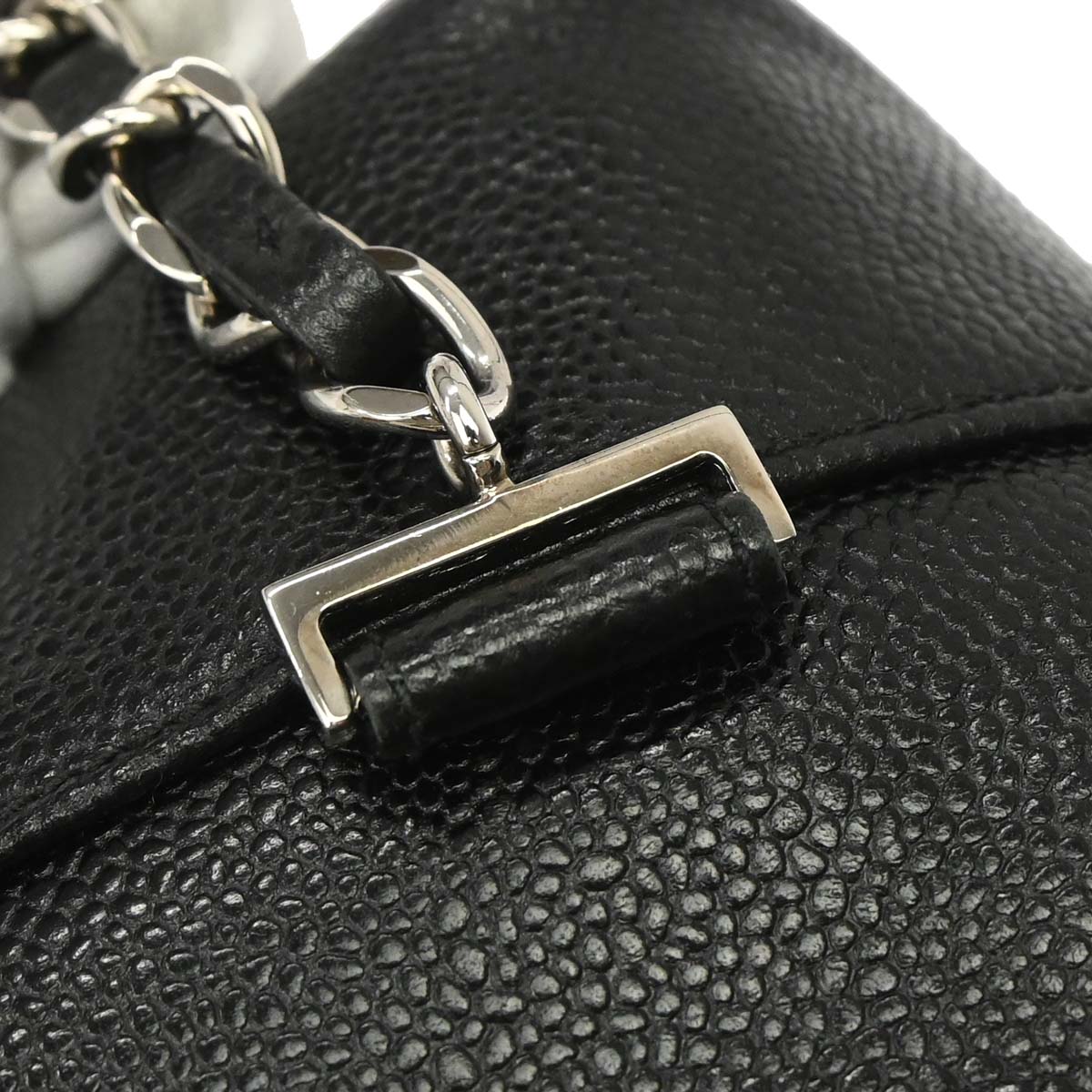 Chanel 1994-1996 Black Caviar Skin Backpack