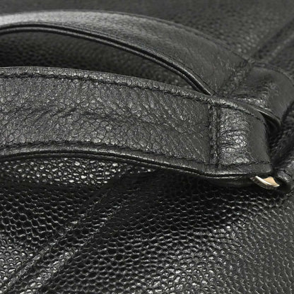 Chanel 1994-1996 Black Caviar Skin Backpack