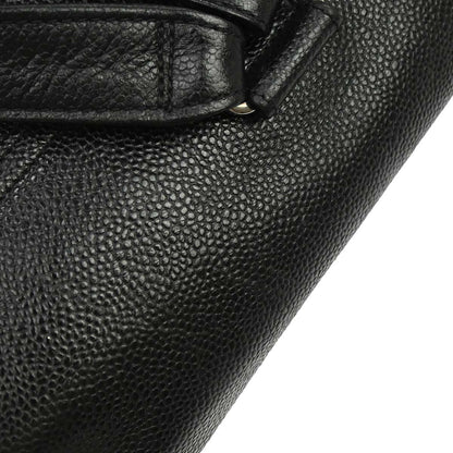 Chanel 1994-1996 Black Caviar Skin Backpack