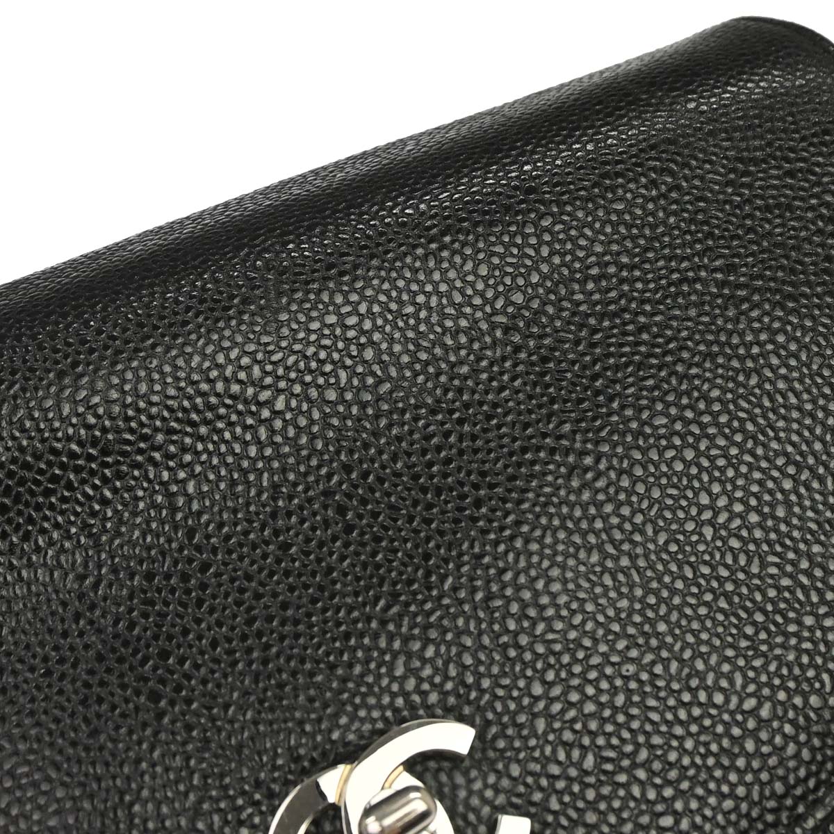 Chanel 1994-1996 Black Caviar Skin Backpack