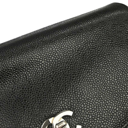 Chanel 1994-1996 Black Caviar Skin Backpack