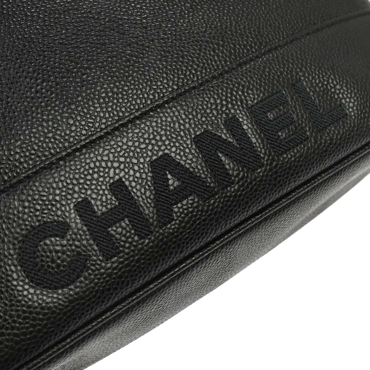 Chanel 1994-1996 Black Caviar Skin Backpack