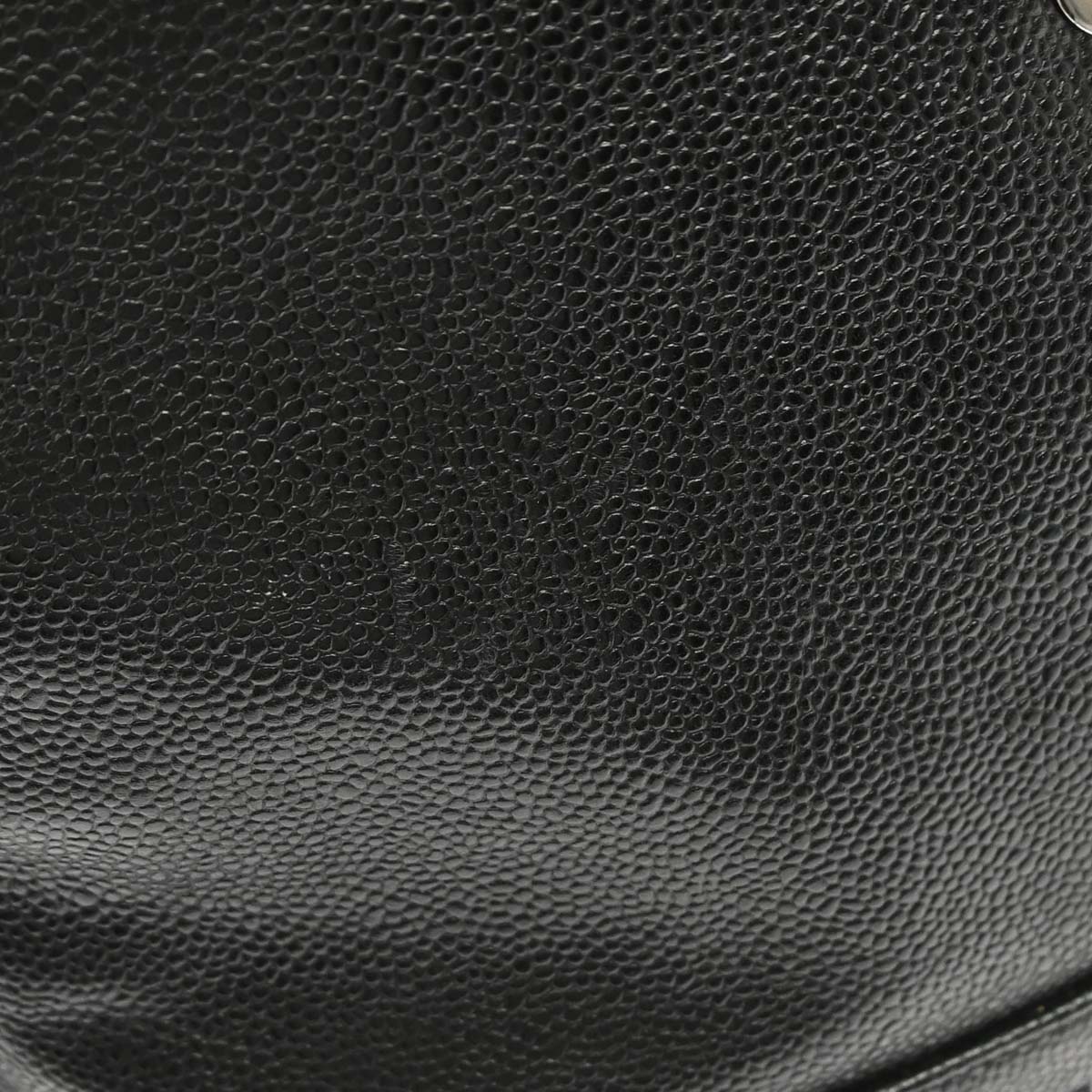 Chanel 1994-1996 Black Caviar Skin Backpack