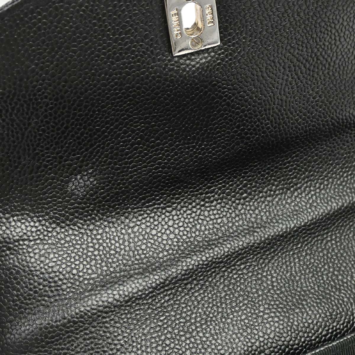 Chanel 1994-1996 Black Caviar Skin Backpack