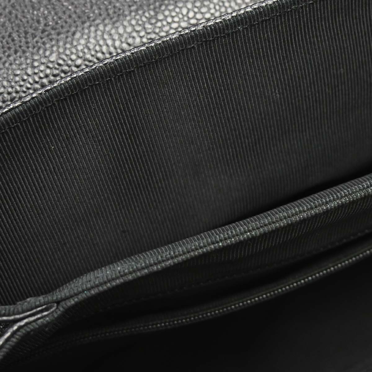 Chanel 1994-1996 Black Caviar Skin Backpack
