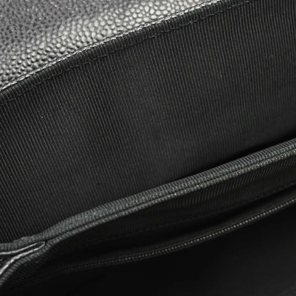 Chanel 1994-1996 Black Caviar Skin Backpack