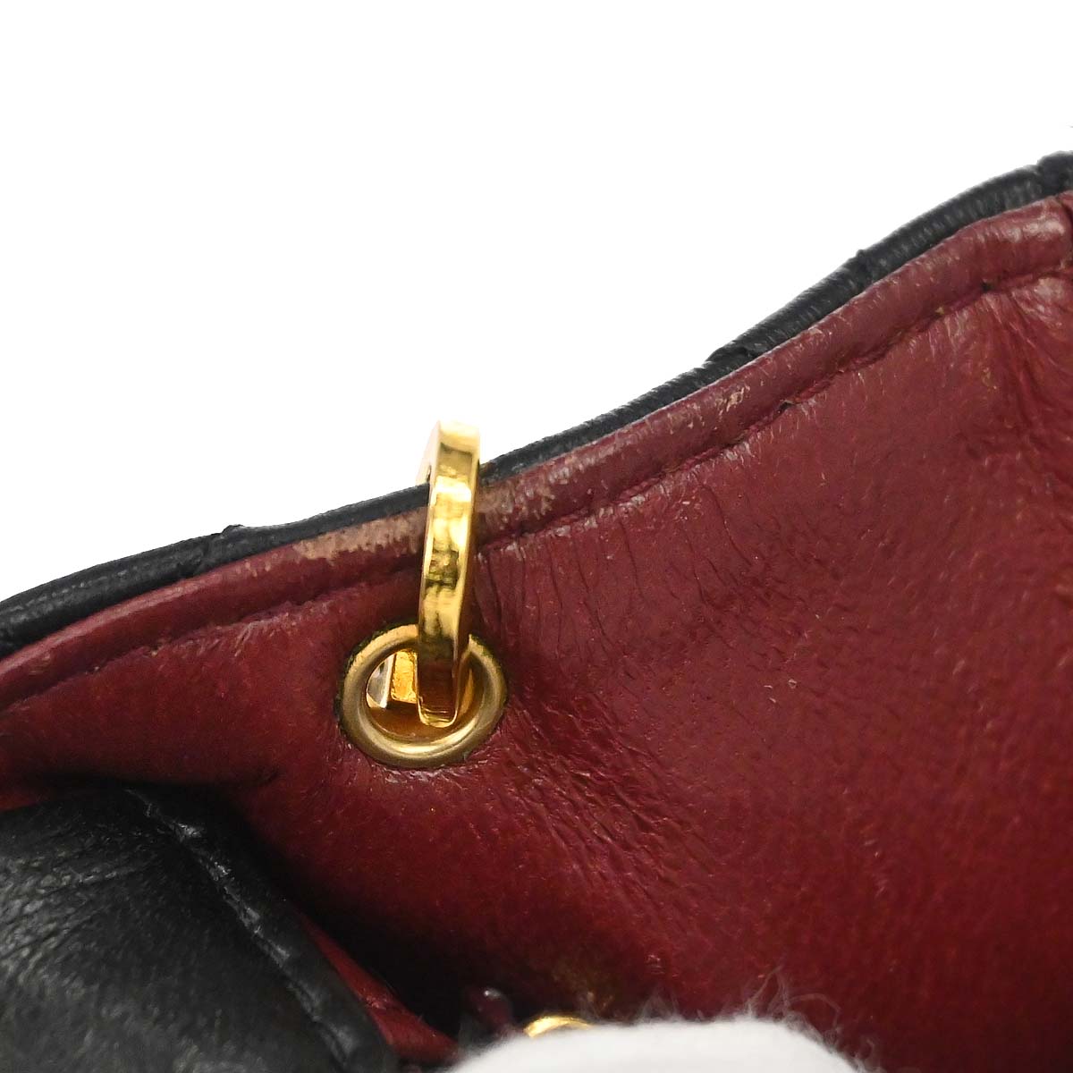 Chanel Black Lambskin Classic Square Flap Shoulder Bag 20