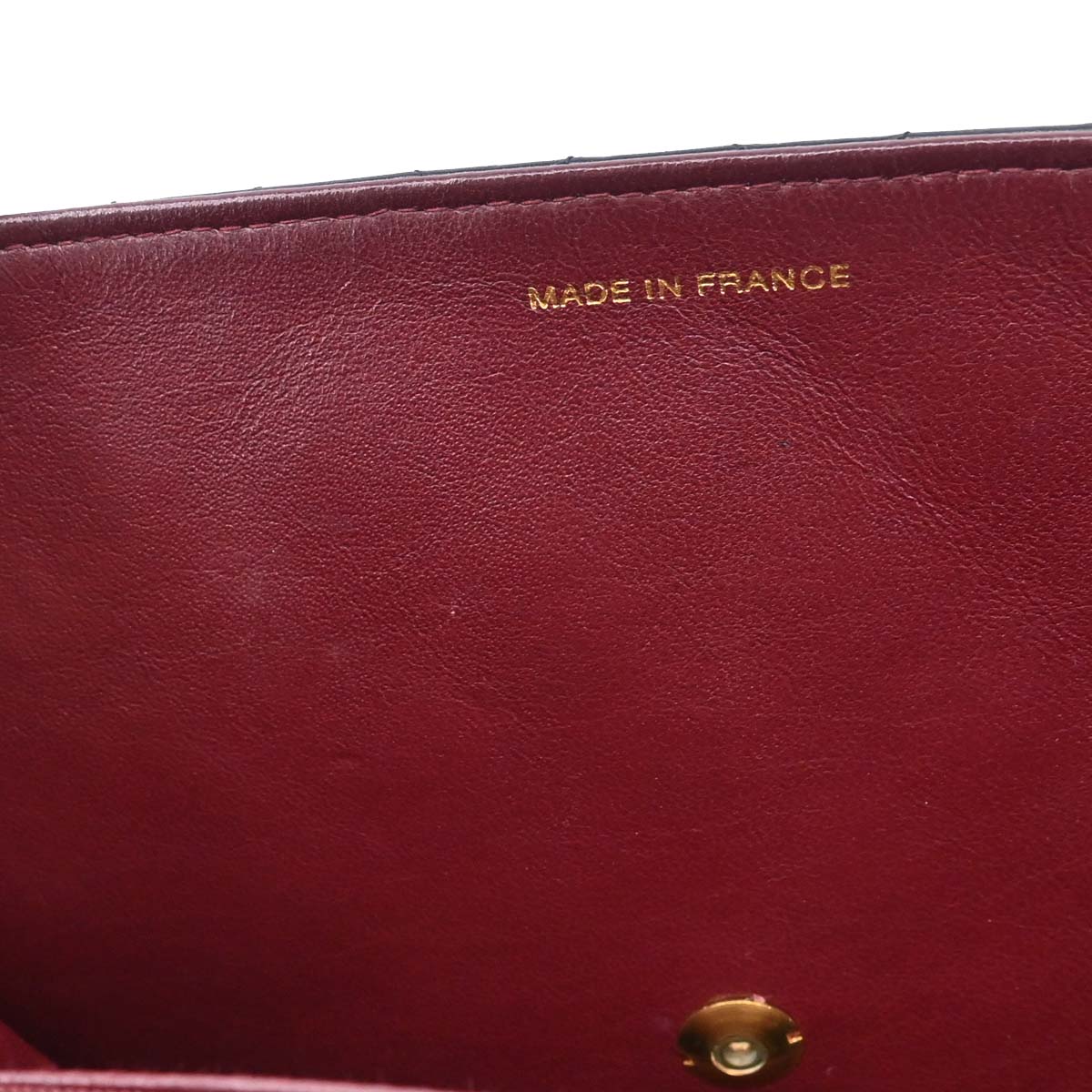 Chanel 1996-1997 Black Lambskin Pushlock Medium Half Flap Shoulder Bag