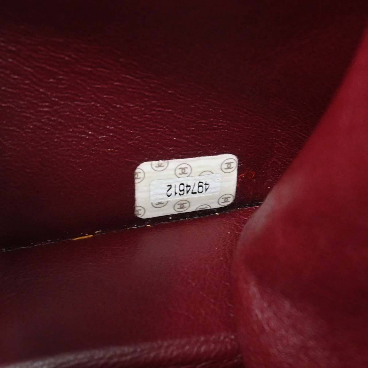Chanel 1996-1997 Black Lambskin Pushlock Medium Half Flap Shoulder Bag