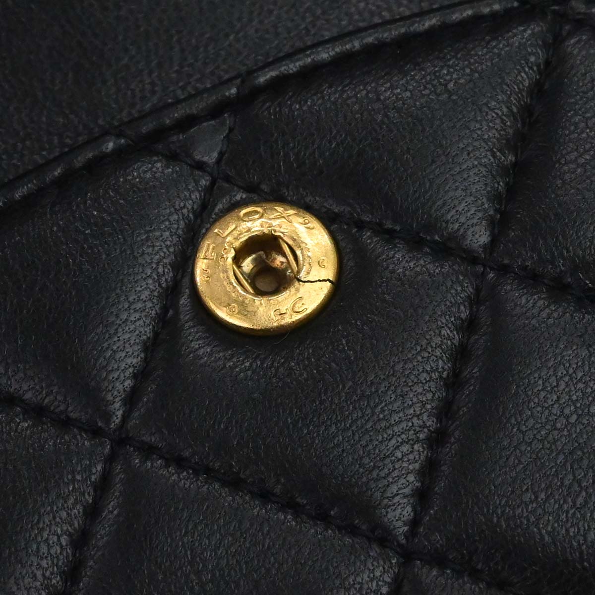 Chanel Black Lambskin Medium Classic Double Flap Shoulder Bag