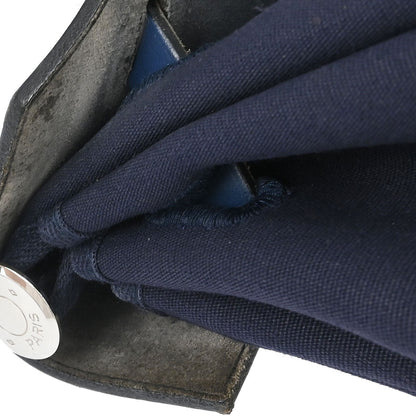 Hermes Navy Toile Officier Herbag a Dos 2 in 1 Backpack