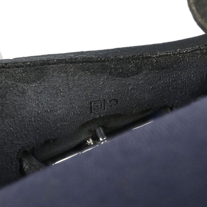Hermes Navy Toile Officier Herbag a Dos 2 in 1 Backpack