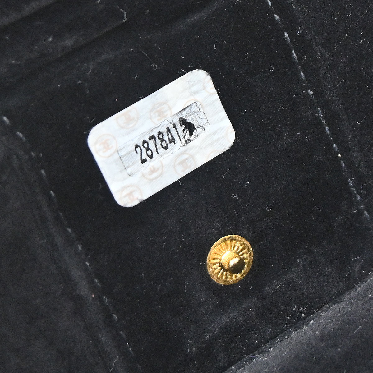 Chanel 1991-1994 Black Caviar Skin Jewelry Case Pouch