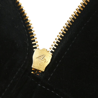 Chanel 1991-1994 Black Caviar Skin Jewelry Case Pouch