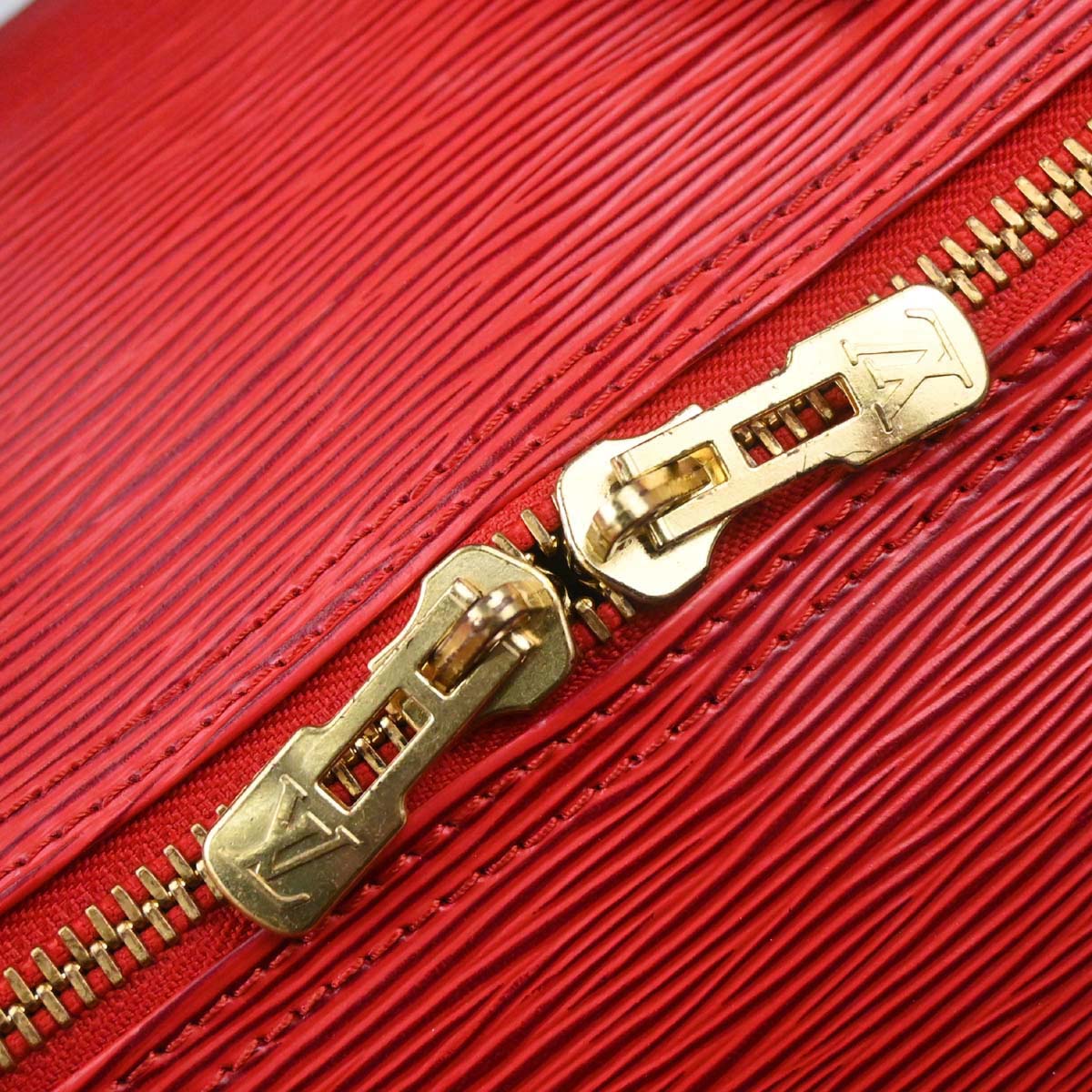 Louis Vuitton Red Epi Keepall 50 Travel Handbag M42967