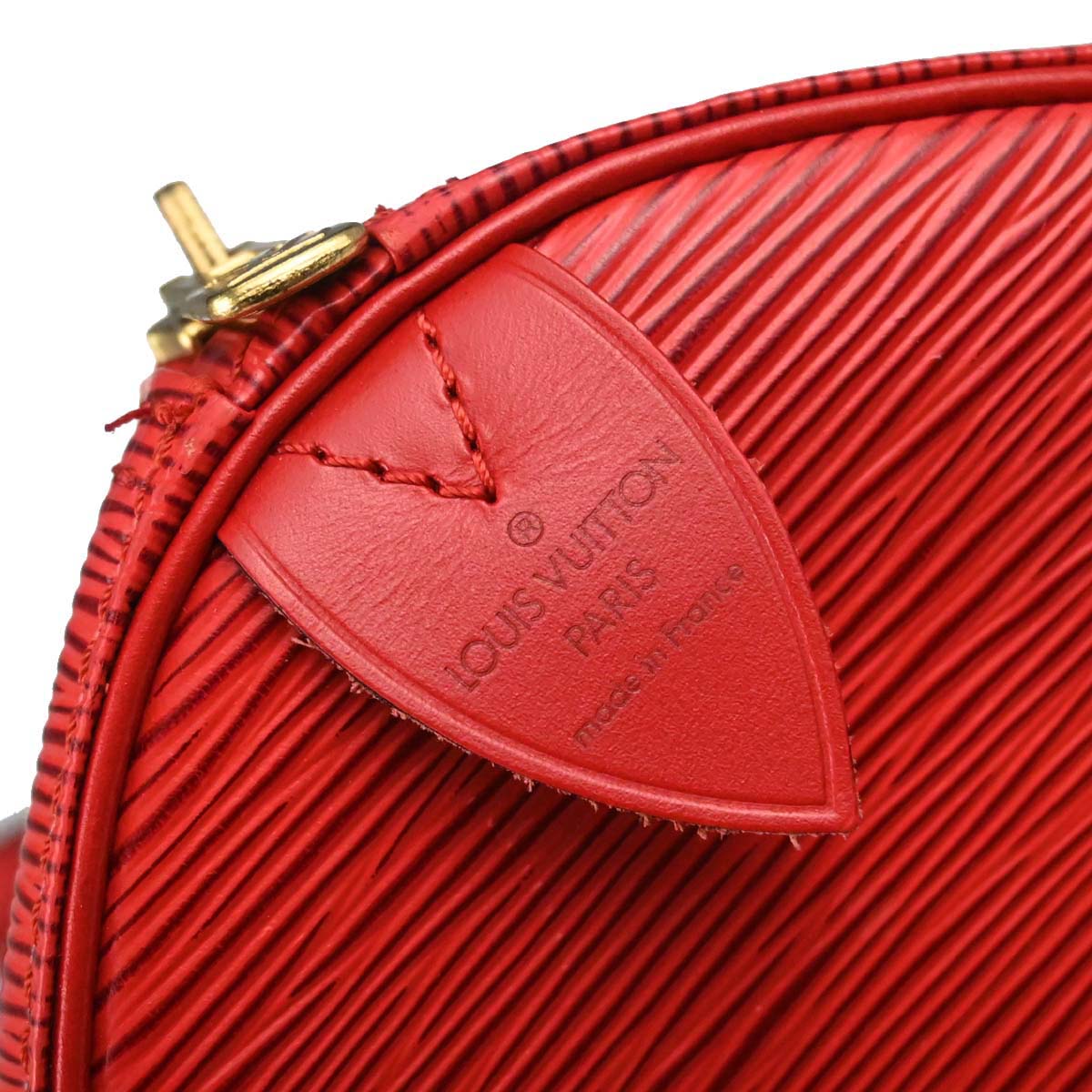 Louis Vuitton Red Epi Keepall 50 Travel Handbag M42967