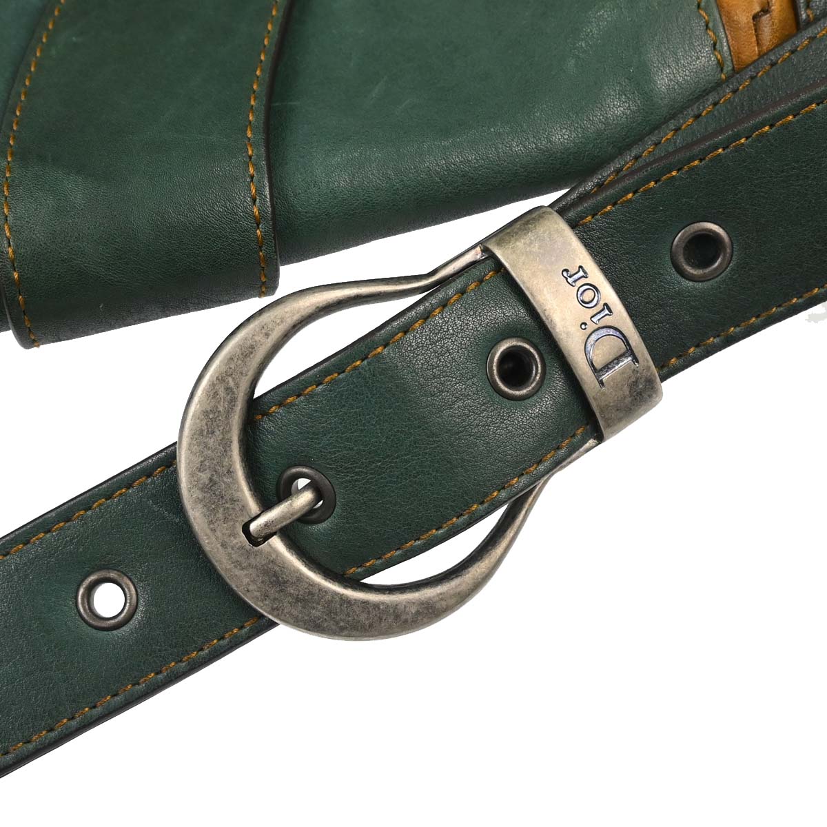 Christian Dior Green Gaucho Handbag