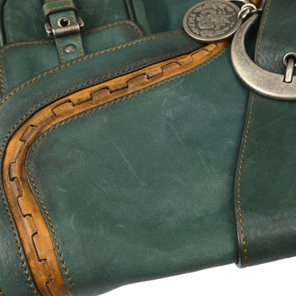 Christian Dior Green Gaucho Handbag