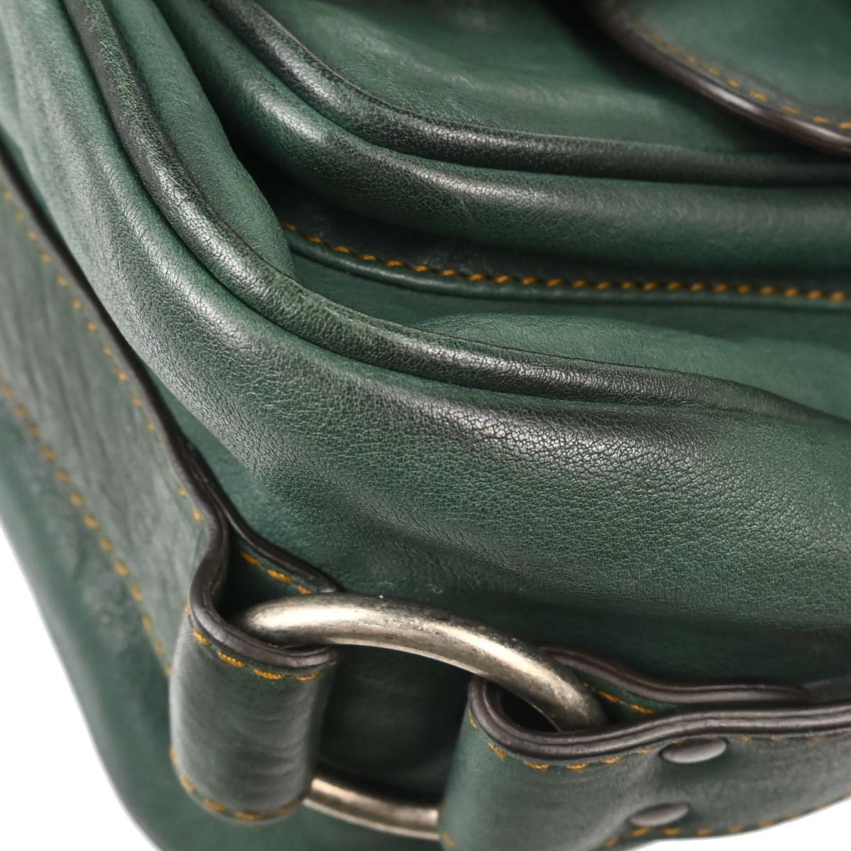 Christian Dior Green Gaucho Handbag