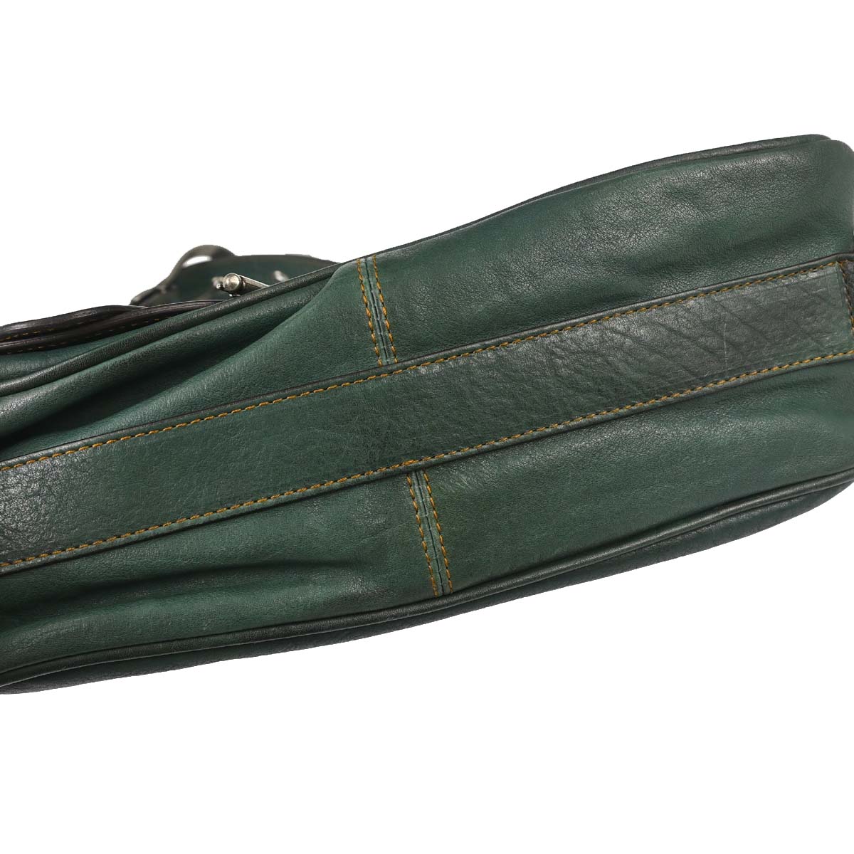 Christian Dior Green Gaucho Handbag