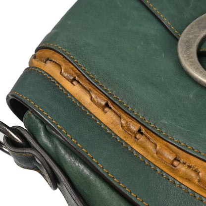 Christian Dior Green Gaucho Handbag