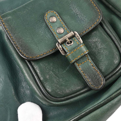 Christian Dior Green Gaucho Handbag